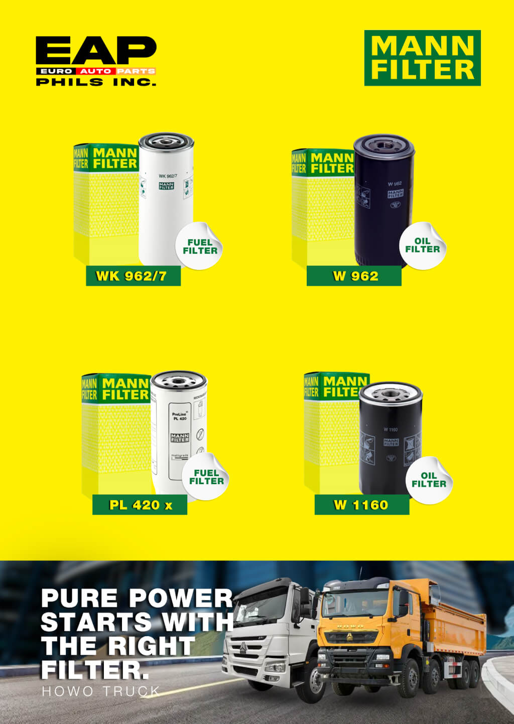 Mann Filter Flyers