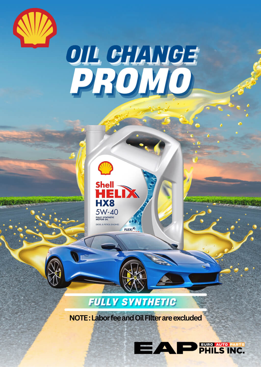 Shell_Oil change promo